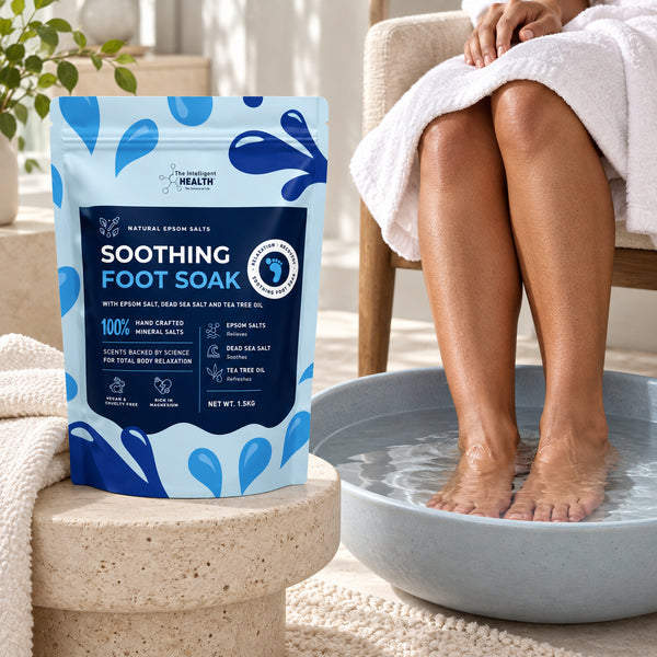 Soothing Foot Soak – Epsom Salt, Dead Sea Salt & Tea Tree Oil, 1.5kg