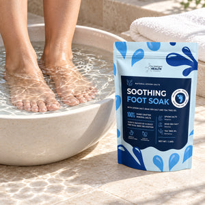 Soothing Foot Soak – Epsom Salt, Dead Sea Salt & Tea Tree Oil, 1.5kg