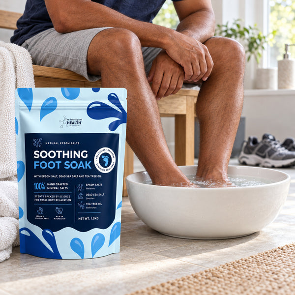 Soothing Foot Soak – Epsom Salt, Dead Sea Salt & Tea Tree Oil, 1.5kg