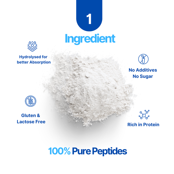 Pure Collagen Peptides 2kg | Premium Hydrolysed Peptides