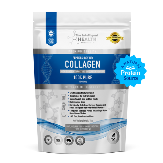 Pure Collagen Peptides 1kg | Premium Hydrolysed Peptides  - Protein Rich