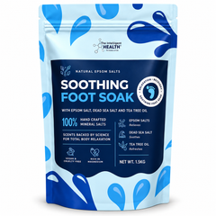 Soothing Foot Soak – Epsom Salt, Dead Sea Salt & Tea Tree Oil, 1.5kg
